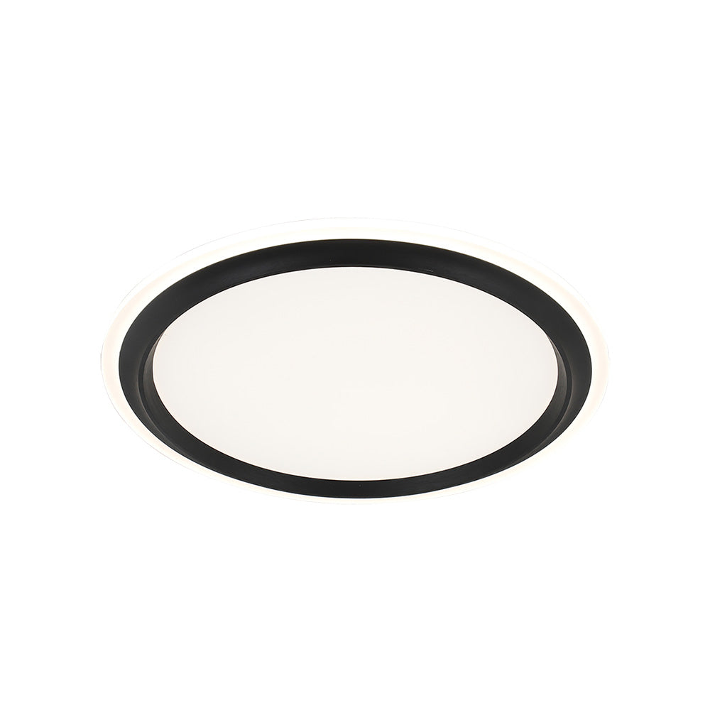 Vencha DUKE - Oyster Ceiling Light - Black-Vencha-Ozlighting.com.au