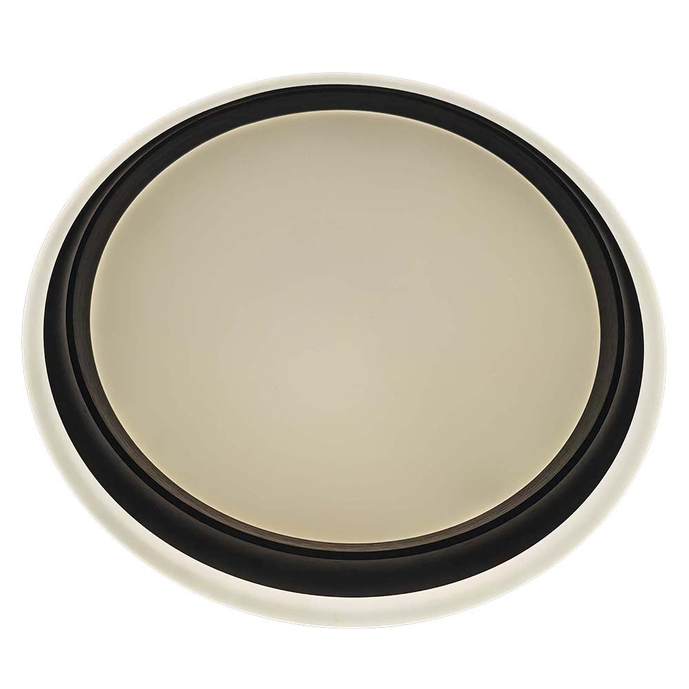 Vencha DUKE - Oyster Ceiling Light - Black-Vencha-Ozlighting.com.au