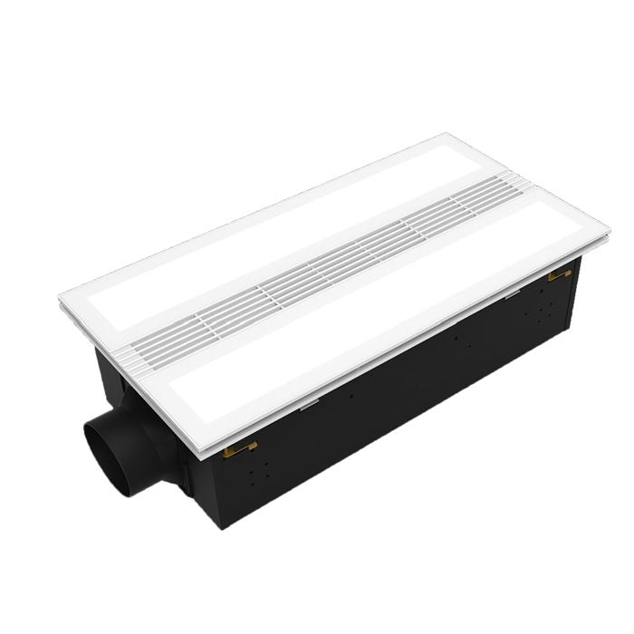 Vencha Extract Prime Bathroom Heater - EC 4in1, Fan, Light and Exhaust, White-Vencha-Ozlighting.com.au