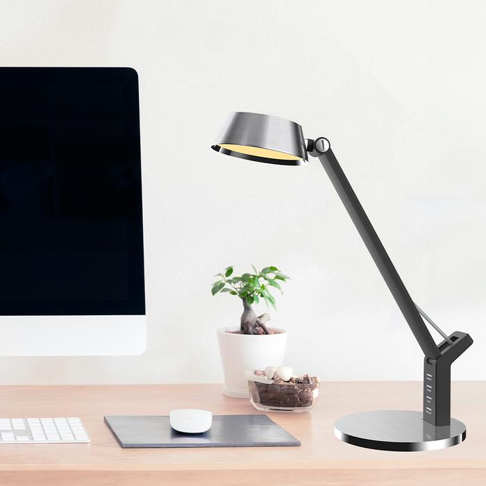 [BARCODE CHECK] Vencha Hilda 8w LED Desk Lamp - Silver-White-Vencha-Ozlighting.com.au