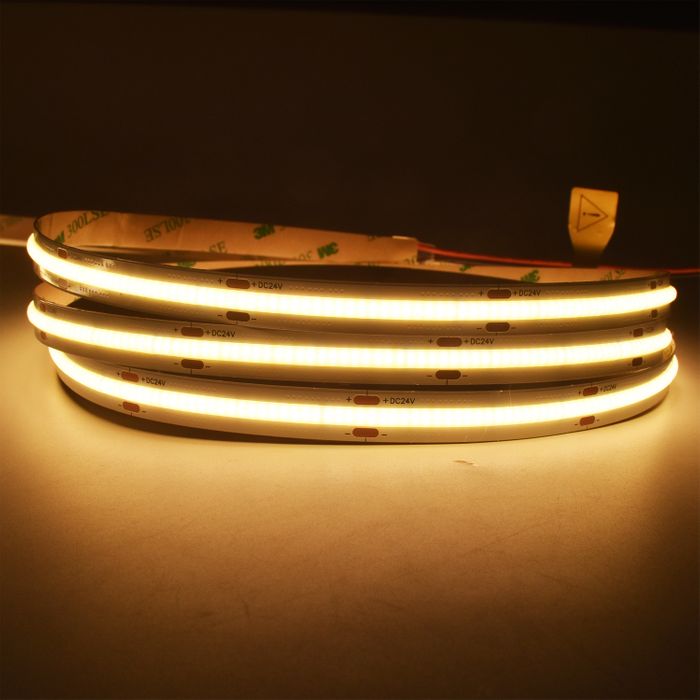 Vencha LED Strip Light - 10W COB Long Run, 24V, IP20, 1m, 3000K - DRIVER REQUIRED-Vencha-Ozlighting.com.au