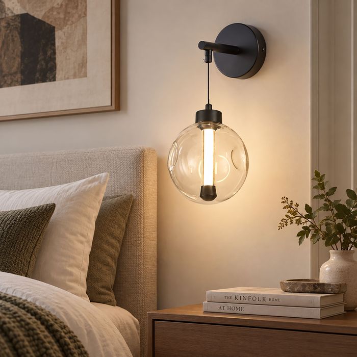 [BARCODE CHECK] Vencha Meteor 1 Wall Light - Black-Vencha-Ozlighting.com.au