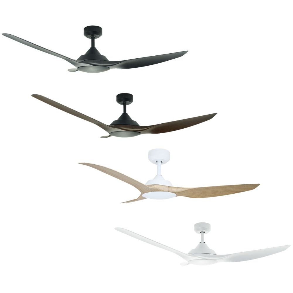 Vencha RAVEN-52 DC Ceiling Fan - 3 Blade 1320mm 52" High Airflow-Vencha-Ozlighting.com.au