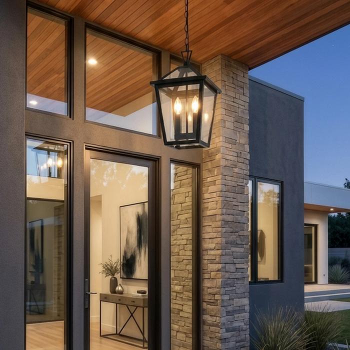 [BARCODE CHECK] Vencha Trinity P2 IP44 Pendant Light - Black - Small-Vencha-Ozlighting.com.au