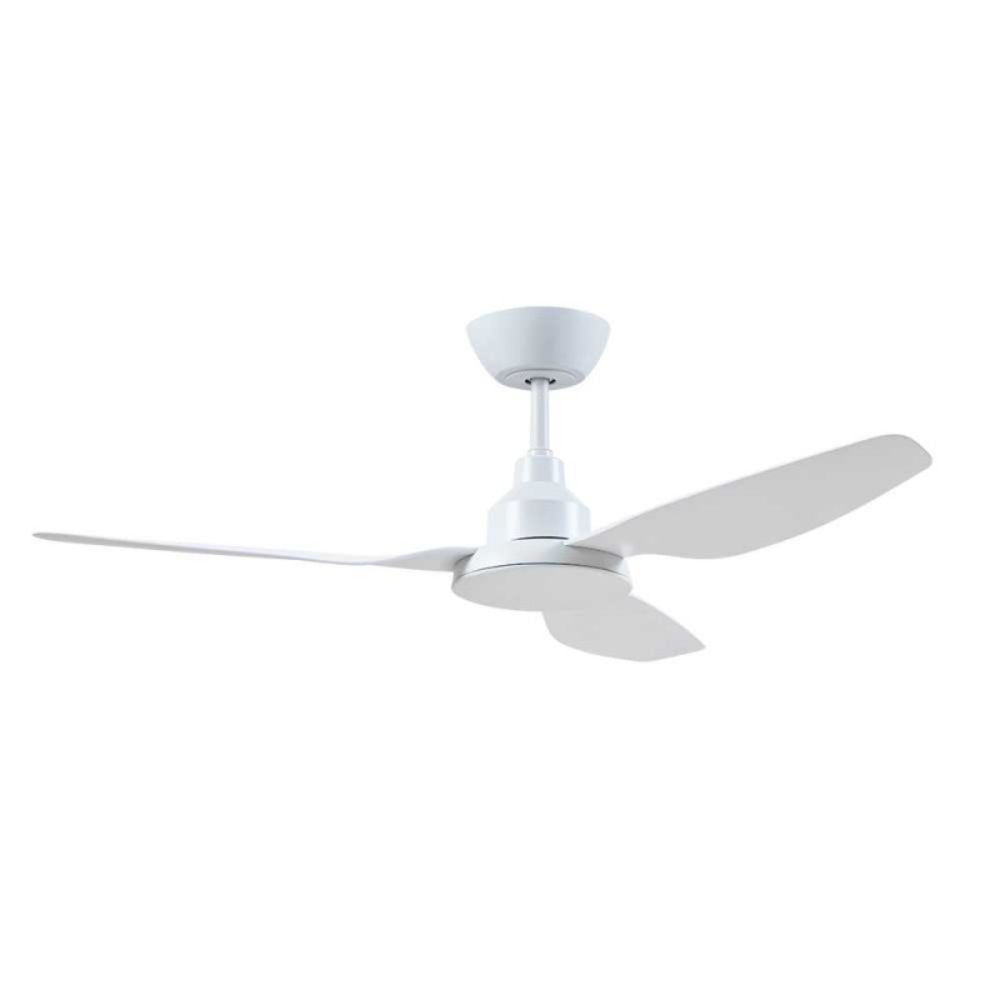 Ventair GLACIER - 3 Blade 48" 1200mm DC Ceiling Fan with Switchable CCT LED Light-Ventair-Ozlighting.com.au