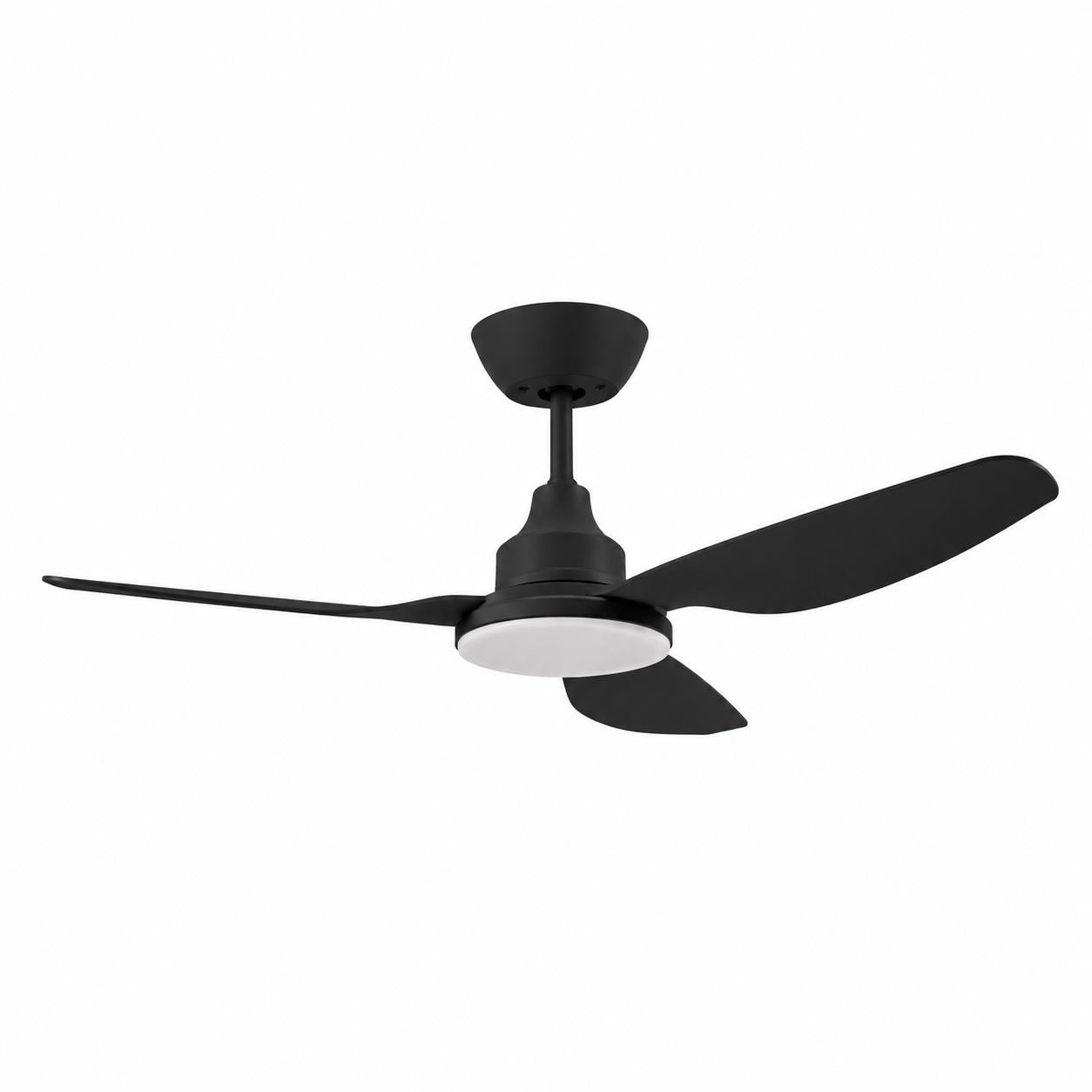 Ventair GLACIER - 3 Blade 48" 1200mm DC Ceiling Fan with Switchable CCT LED Light-Ventair-Ozlighting.com.au