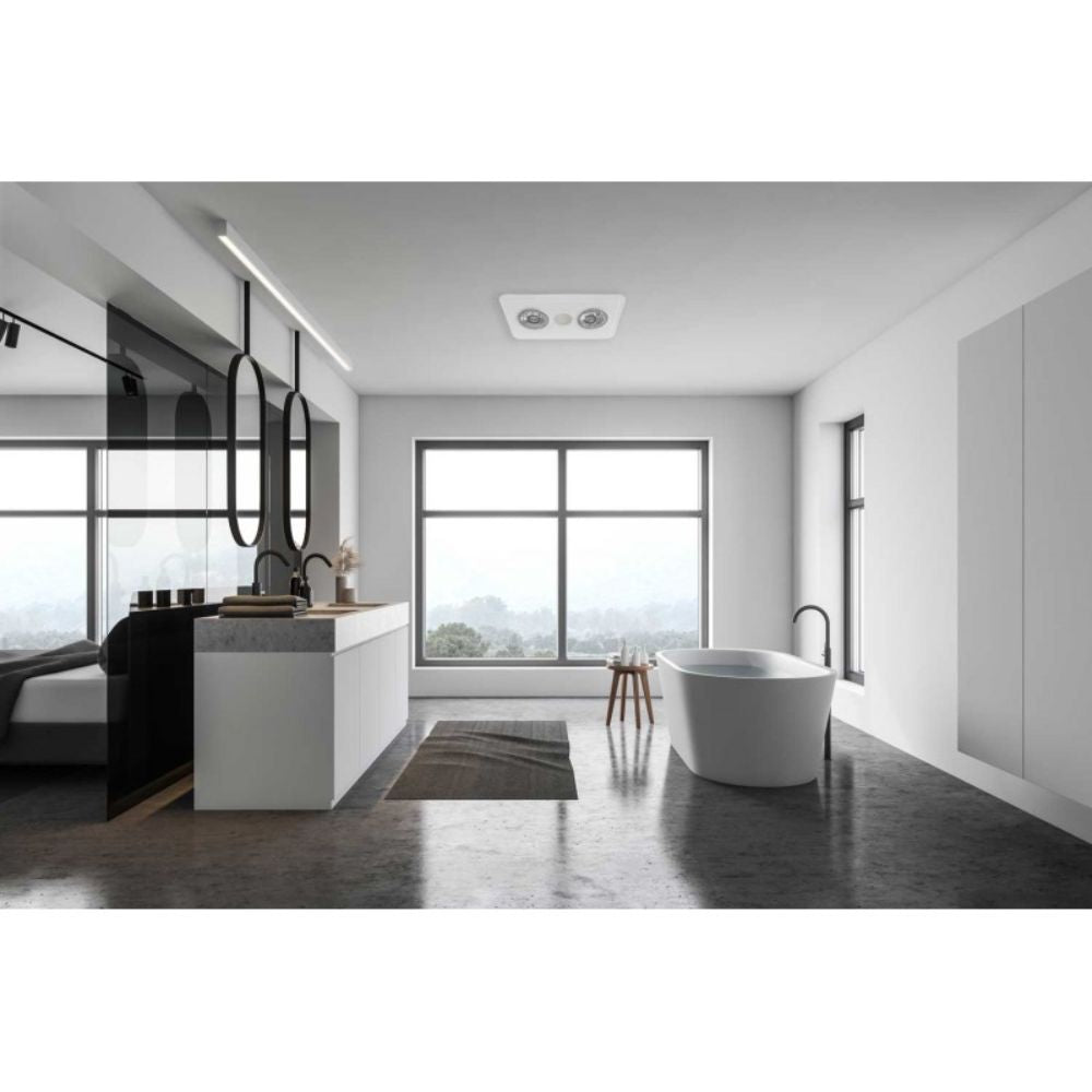 Ventair HEATFORCE - 2/4 DC Bathroom LED Downlight-Ventair-Ozlighting.com.au