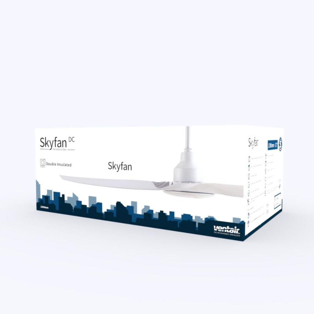 Ventair SKYFAN - 3 Blade 52" 1300mm DC Ceiling Fan-Ventair-Ozlighting.com.au