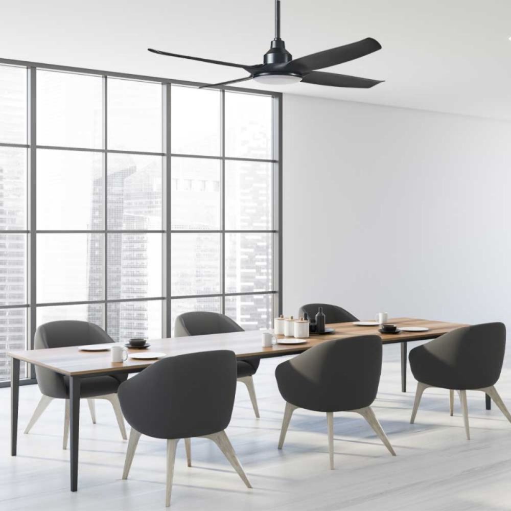 Ventair SKYFAN 4 - 4 Blade 48" 1200mm DC Ceiling Fan with CCT LED Light-Ventair-Ozlighting.com.au