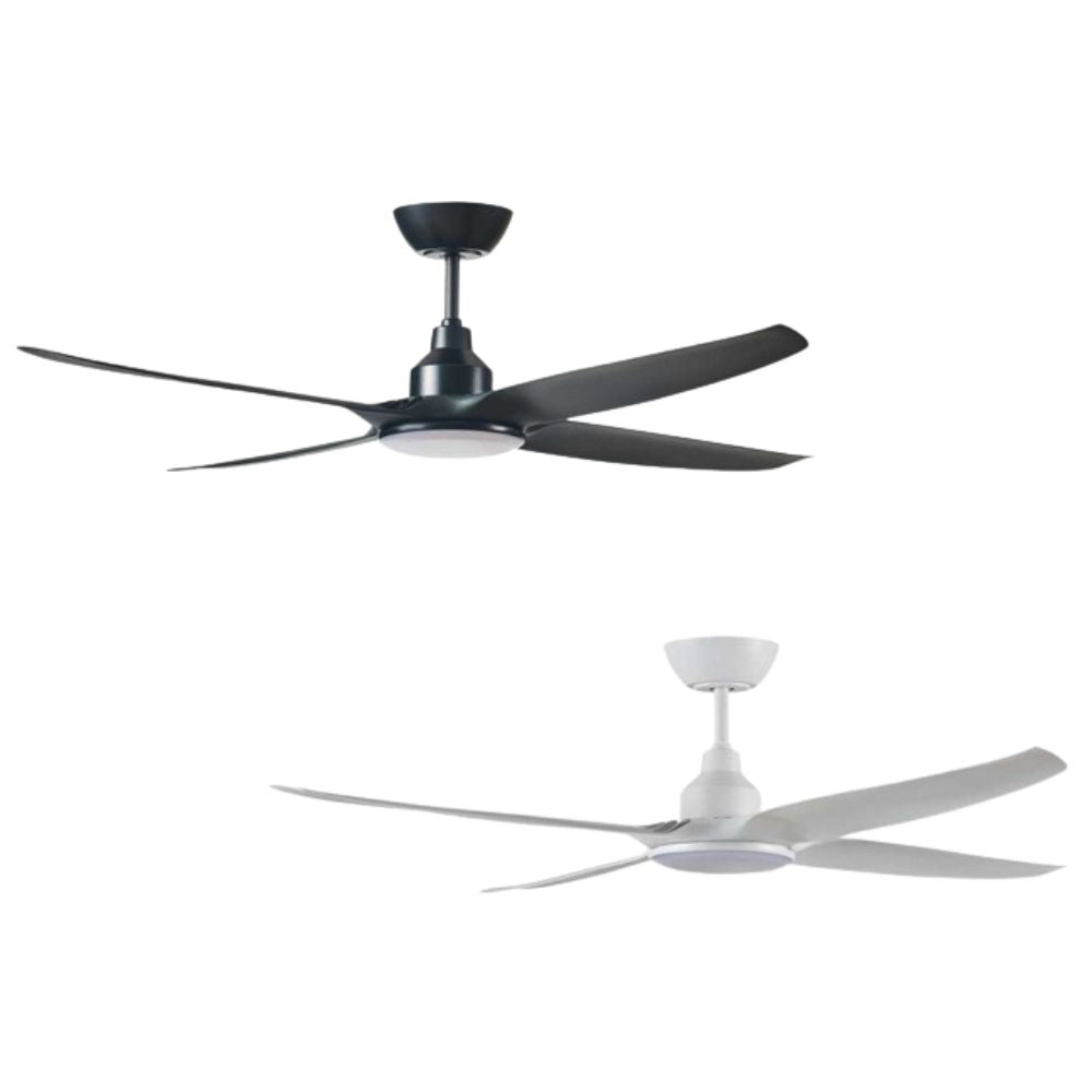 Ventair SKYFAN 4 - 4 Blade 56" 1400mm DC Ceiling Fan with Switchable CCT LED Light-Ventair-Ozlighting.com.au