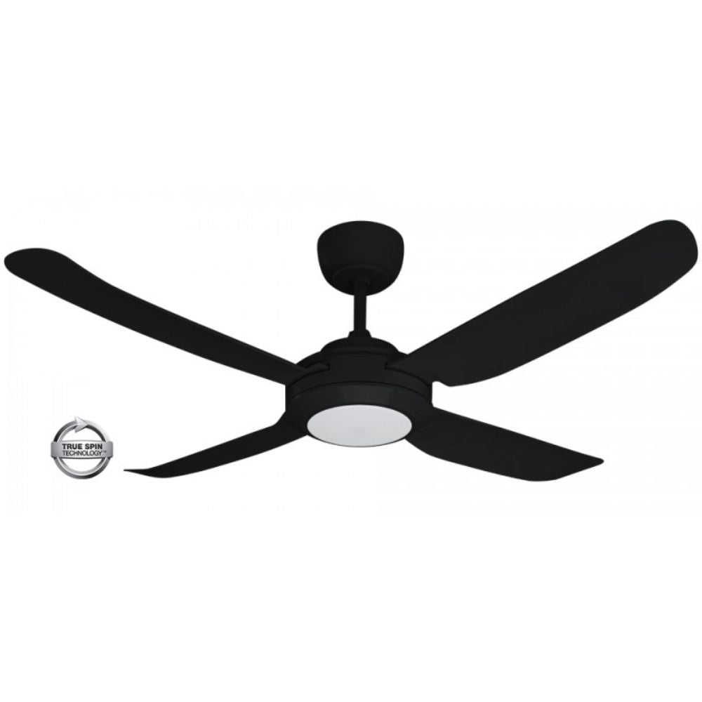 Ventair SPINIKA II - 4 Blade 52" 1300mm DC Ceiling Fan with Switchable CCT LED Light-Ventair-Ozlighting.com.au