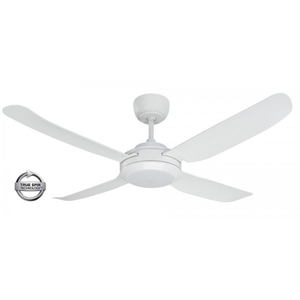 Ventair SPINIKA II - 4 Blade 52" 1300mm DC Ceiling Fan with Switchable CCT LED Light-Ventair-Ozlighting.com.au