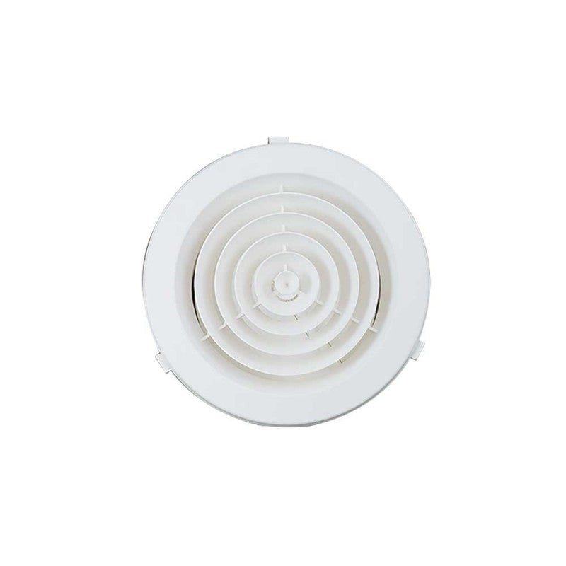 Ventair UNI-JET 150mm Round White Jet Diffuser-Ventair-Ozlighting.com.au