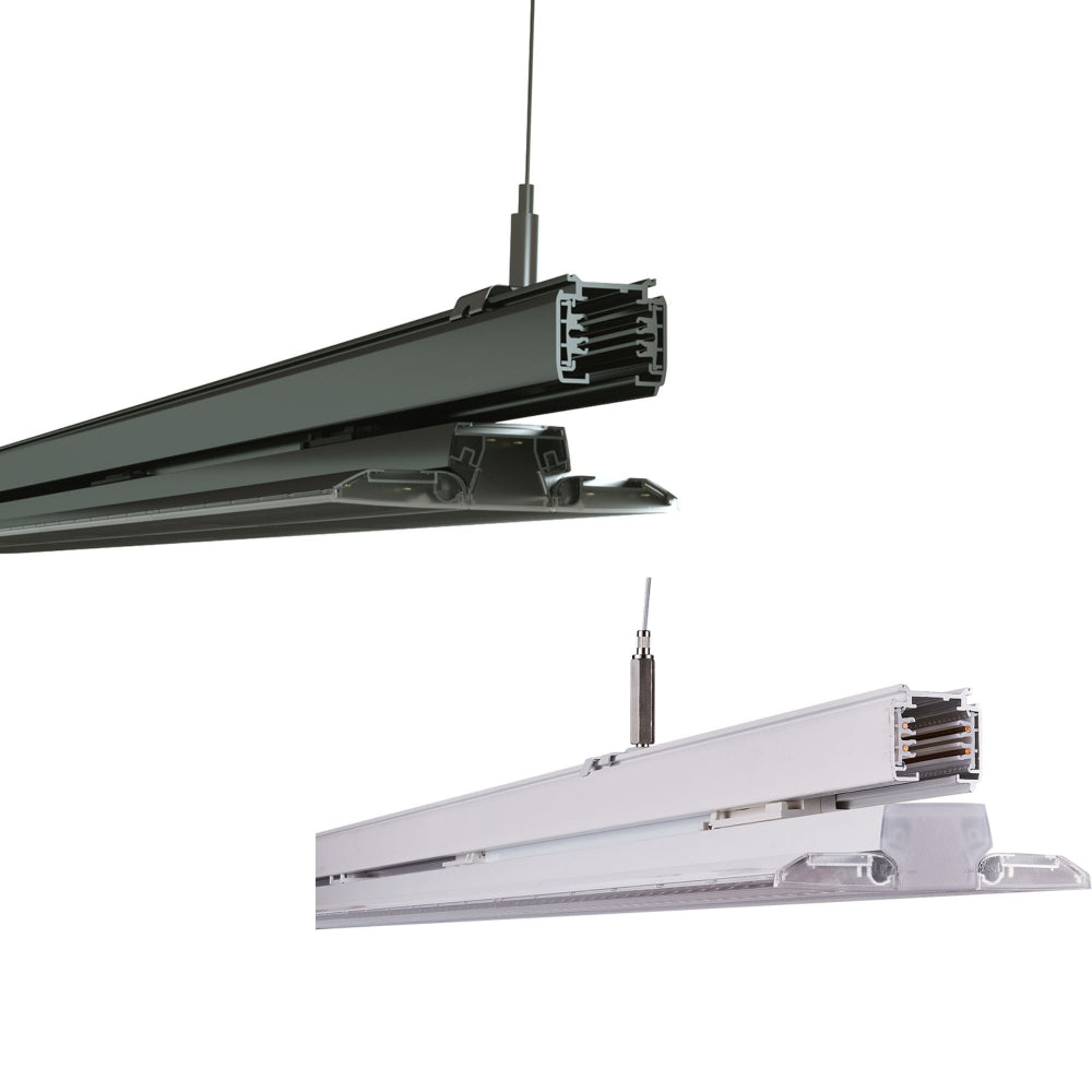 Vibe 0650 Series Track Light Three Circuit 50W-Vibe Lighting-Ozlighting.com.au