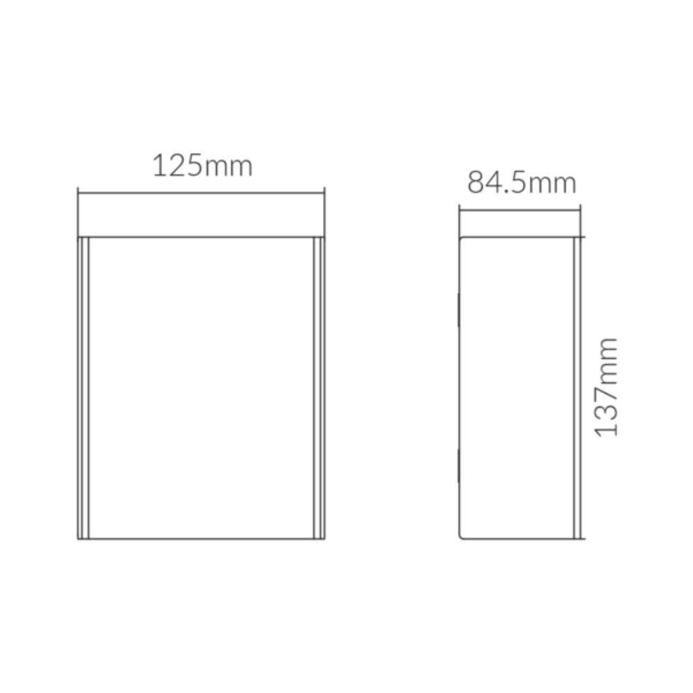Vibe 301 Series Wall Light Up/Down Weatherproof-Vibe Lighting-Ozlighting.com.au