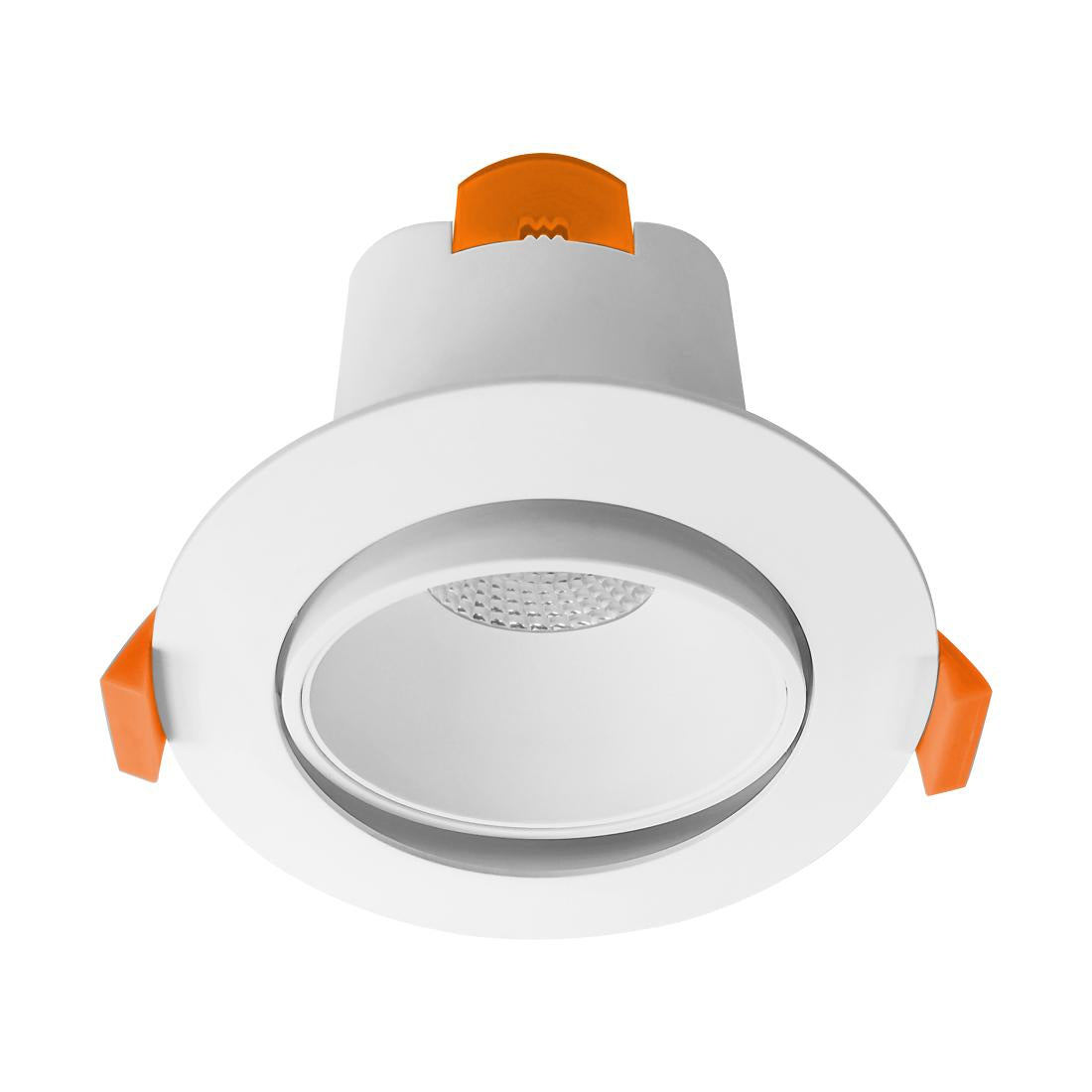Vibe 810 LED Downlight - 9W, Tri-Colour, 90mm Cutout, White-Vibe Lighting-Ozlighting.com.au