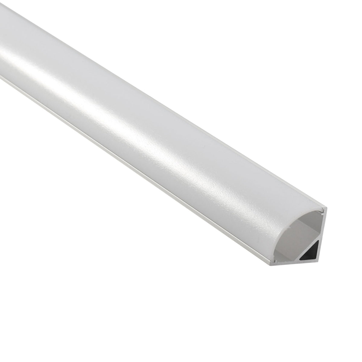 Vibe ALP006 Surface Mount Aluminium Profile - Opal Diffuser-Vibe Lighting-Ozlighting.com.au