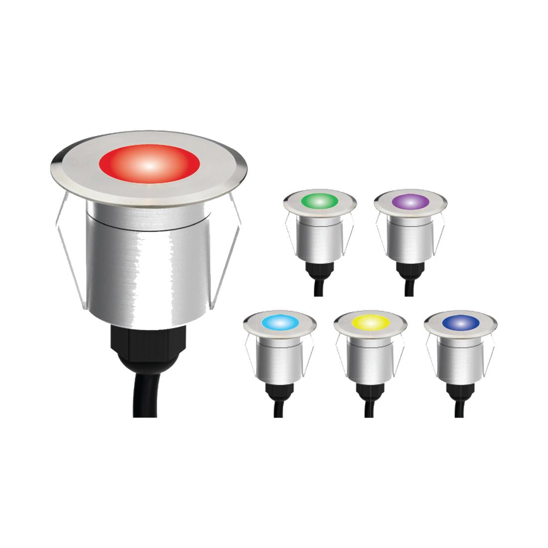 Vibe LED Deck Light Kit - RGB, 6 Lights with Remote-Vibe Lighting-Ozlighting.com.au