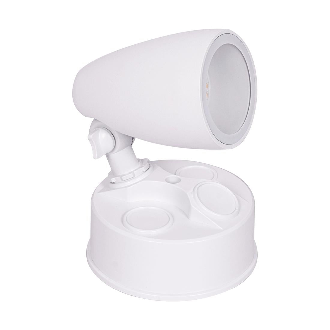 Vibe LED Security Spotlight - Tri-Colour, Single, White, Sensor-Vibe Lighting-Ozlighting.com.au