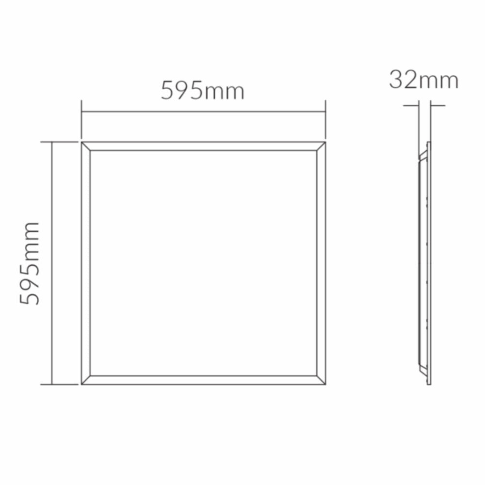 Vibe SKY Panel Light Tri-Colour-Vibe Lighting-Ozlighting.com.au