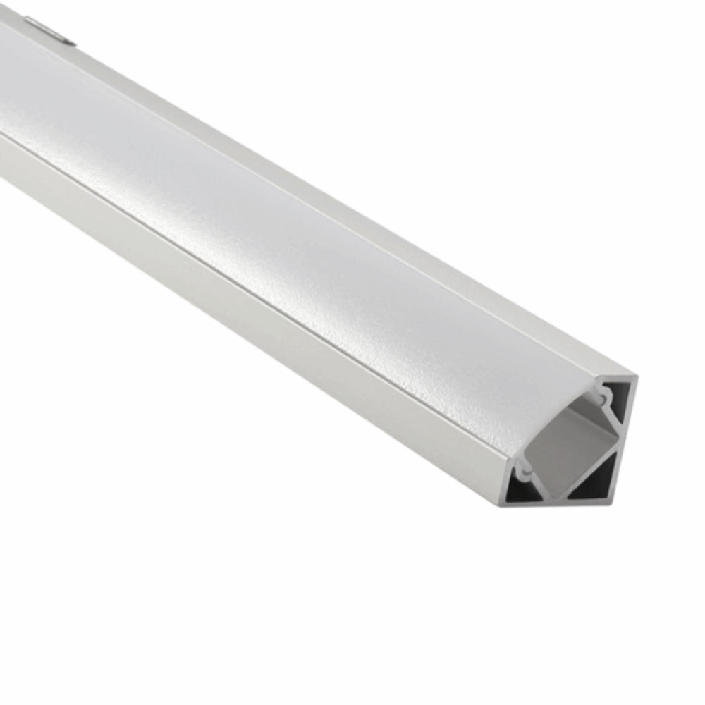 Vibe VB-ALP007-R Surface Mount Aluminium Profile - Opal Diffuser-Vibe Lighting-Ozlighting.com.au