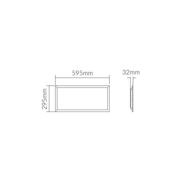 Vibe VBLFP-BL-306-1-COI3C Cyanosis LED Backlit Panel-Vibe Lighting-Ozlighting.com.au