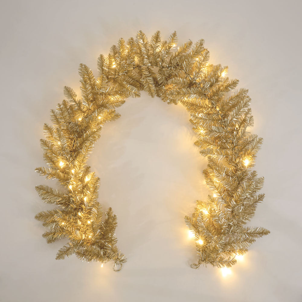 Vixen & Velvet CHAMPAGNE Light-Up Garland 180cm - 50 LEDs-VIXEN & VELVET-Ozlighting.com.au