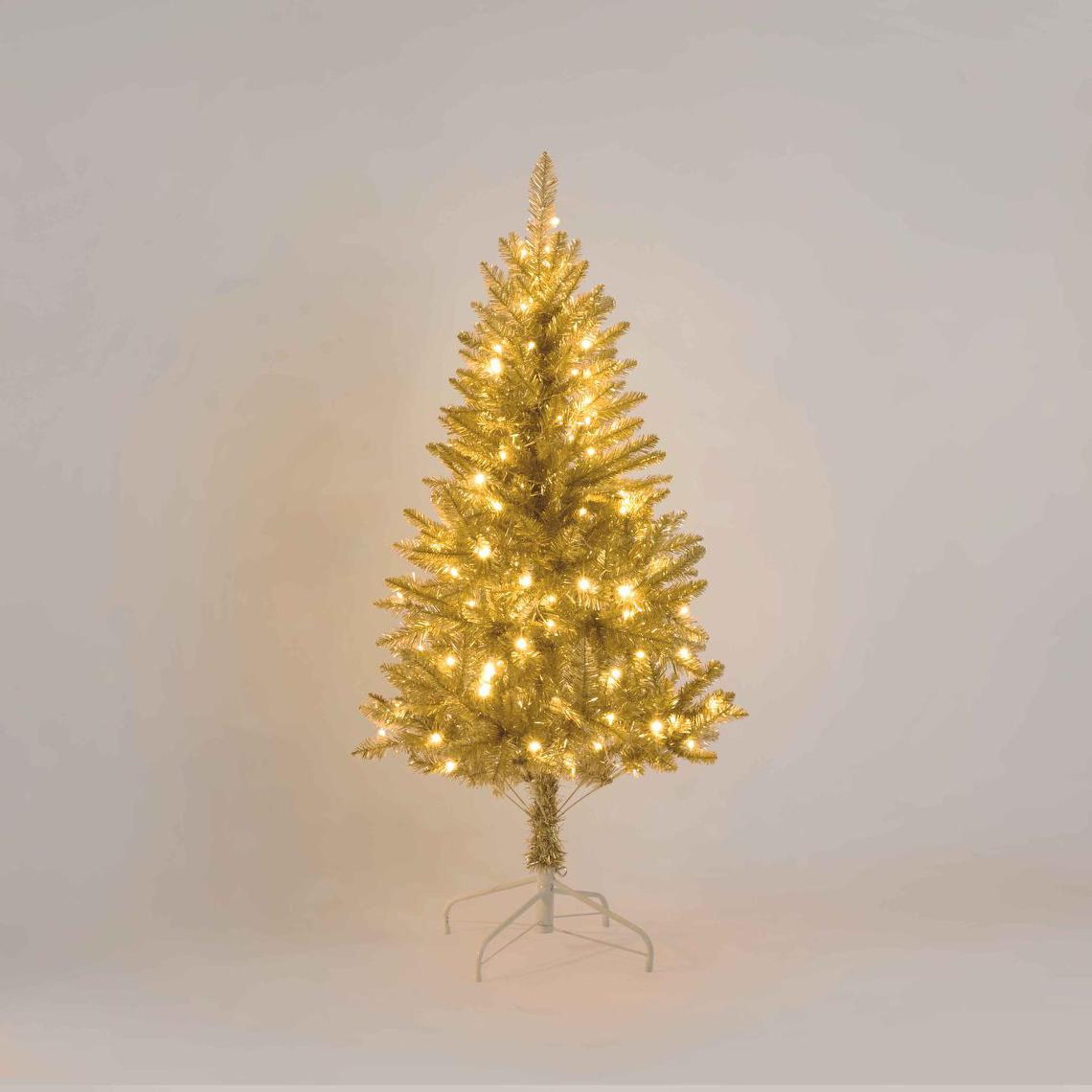 Vixen & Velvet CHAMPAGNE Light-Up Tree 150cm - 110 LEDs-VIXEN & VELVET-Ozlighting.com.au