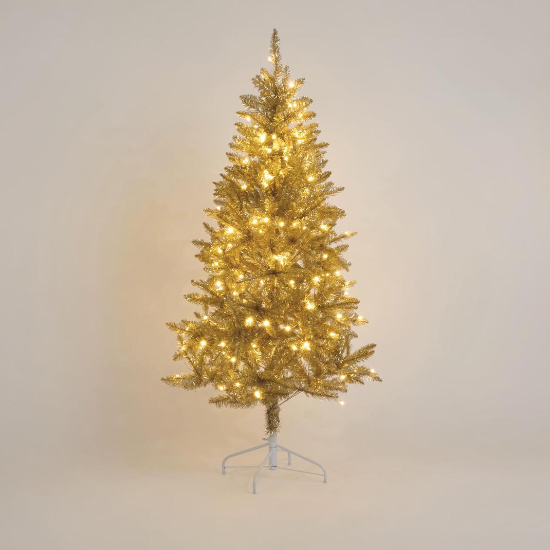 Vixen & Velvet CHAMPAGNE Light-Up Tree 180cm - 170 LEDs-VIXEN & VELVET-Ozlighting.com.au