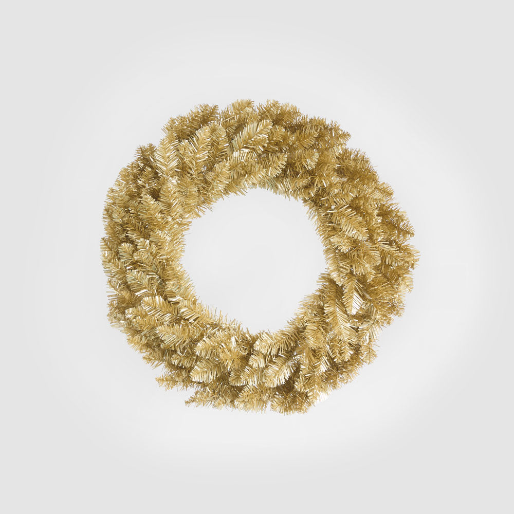 Vixen & Velvet CHAMPAGNE Light-Up Wreath 60cm - 50 LEDs-VIXEN & VELVET-Ozlighting.com.au