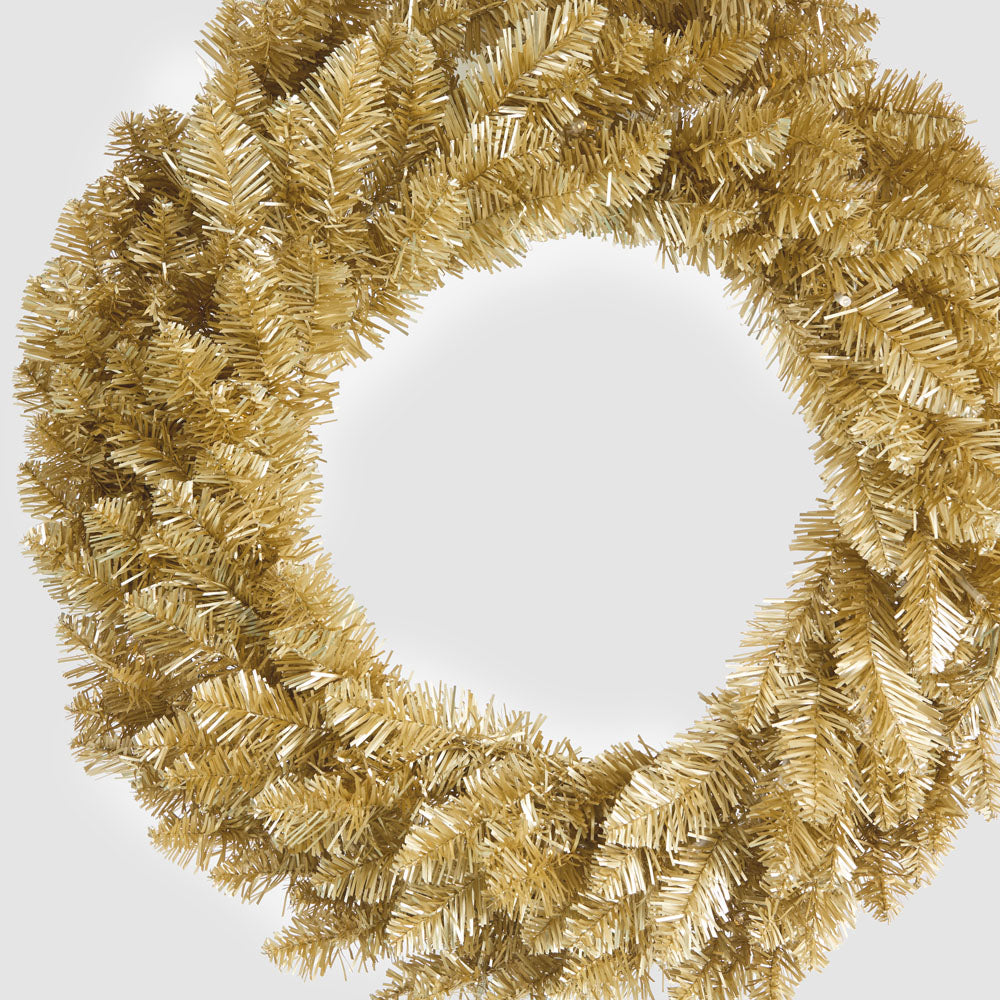 Vixen & Velvet CHAMPAGNE Light-Up Wreath 60cm - 50 LEDs-VIXEN & VELVET-Ozlighting.com.au