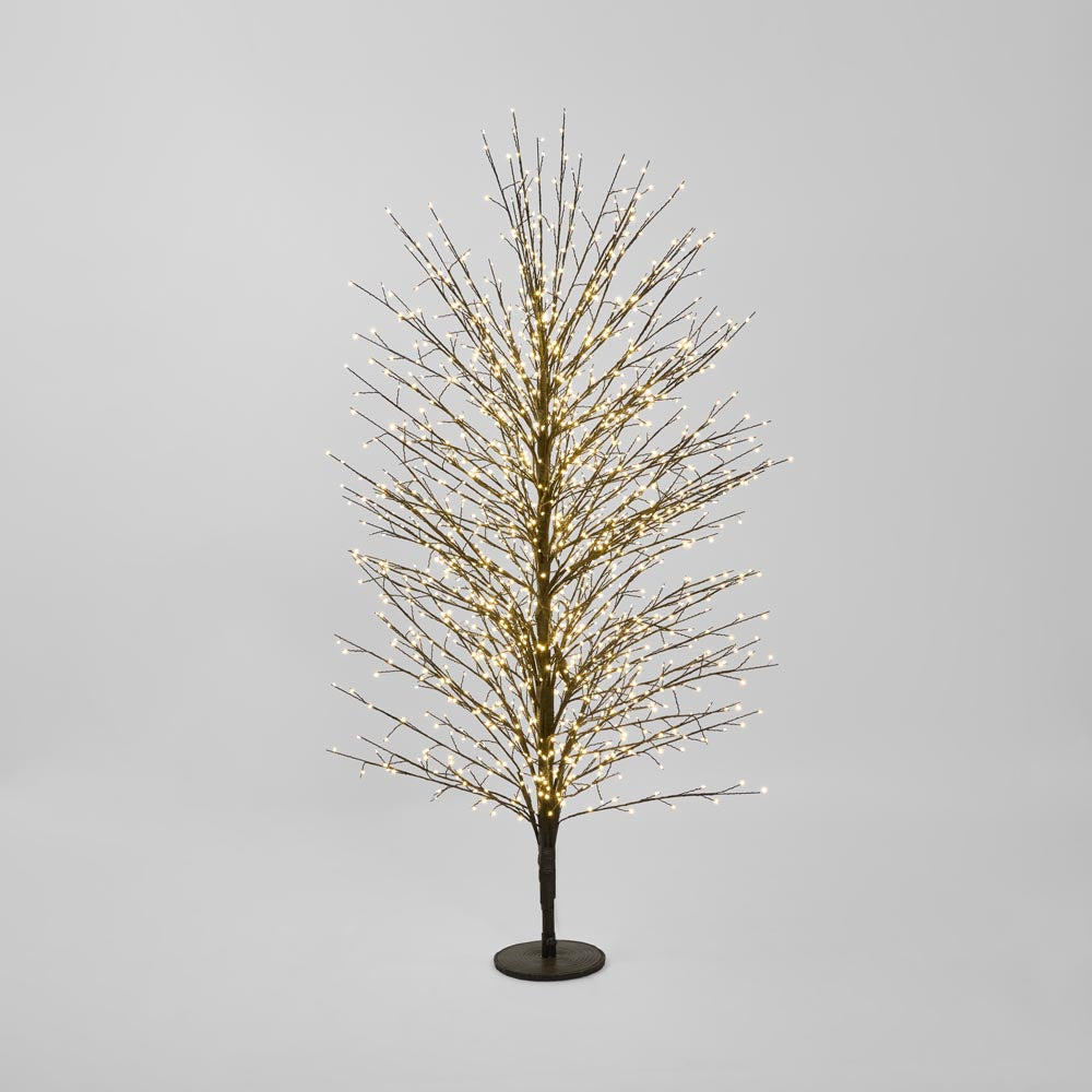 Vixen & Velvet FOREST Light-Up Tree - 150cm, Black, 1500 LEDs-VIXEN & VELVET-Ozlighting.com.au