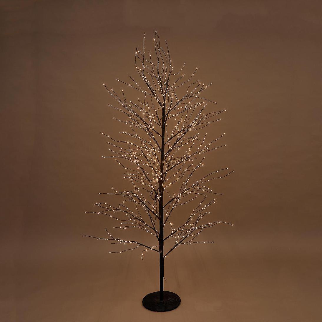 Vixen & Velvet FOREST Light-Up Tree 150cm - Black, 900 Lights-VIXEN & VELVET-Ozlighting.com.au