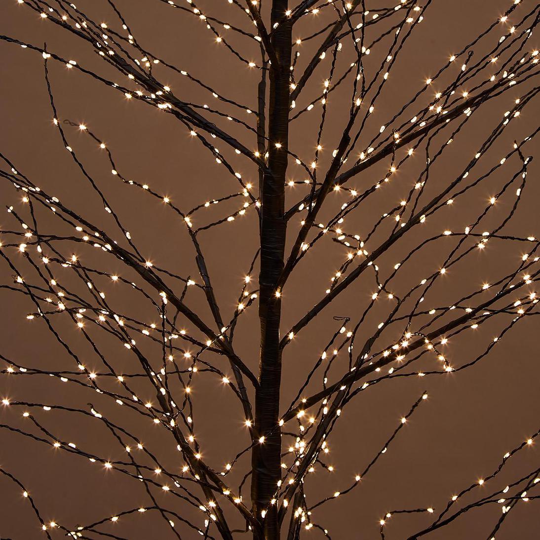 Vixen & Velvet FOREST Light-Up Tree 150cm - Black, 900 Lights-VIXEN & VELVET-Ozlighting.com.au