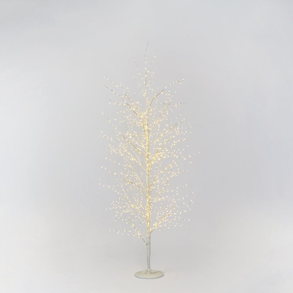 Vixen & Velvet FOREST Light-Up Tree 150cm - White, 900 Lights-VIXEN & VELVET-Ozlighting.com.au