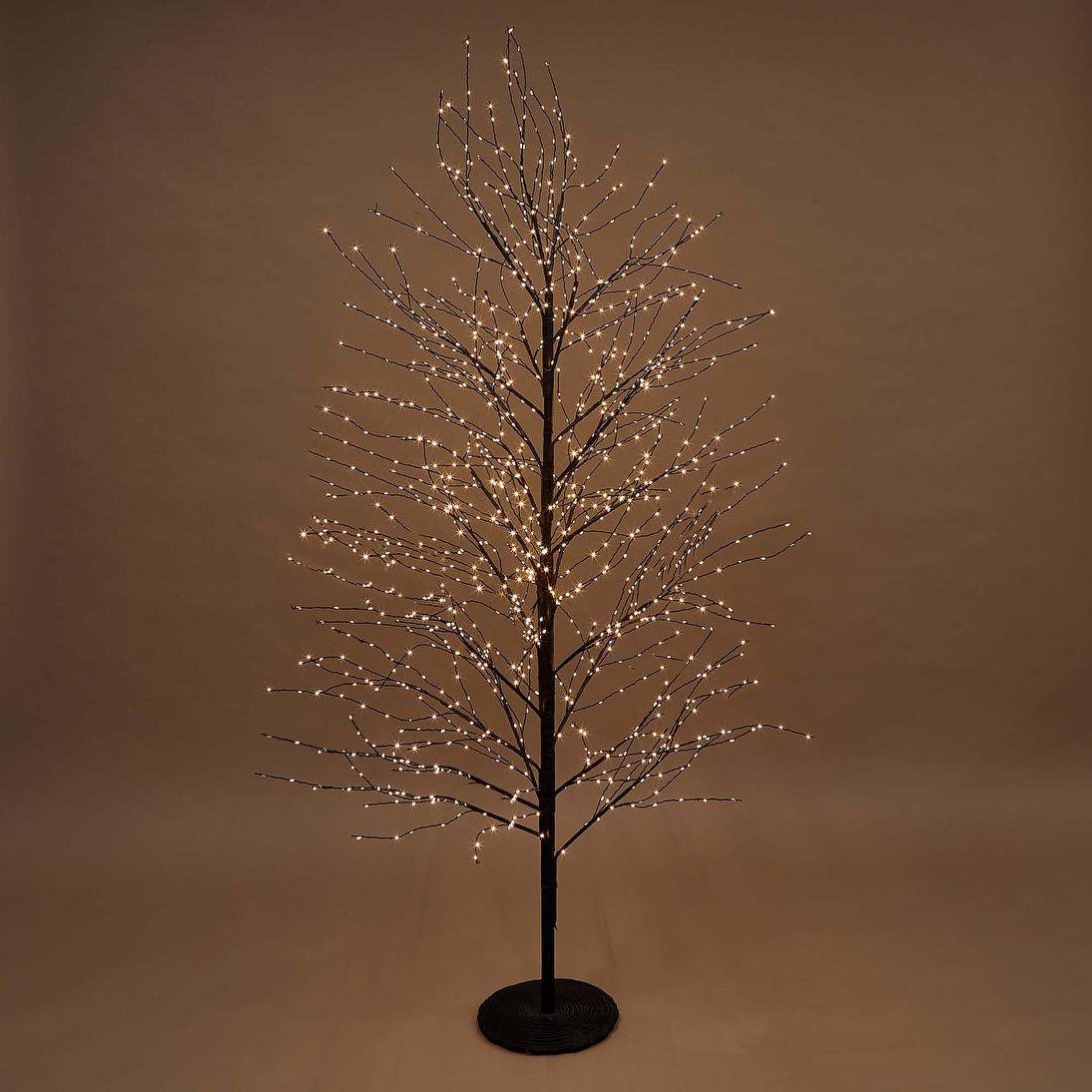 Vixen & Velvet FOREST Light-Up Tree 180cm - Black, 1300 Lights-VIXEN & VELVET-Ozlighting.com.au