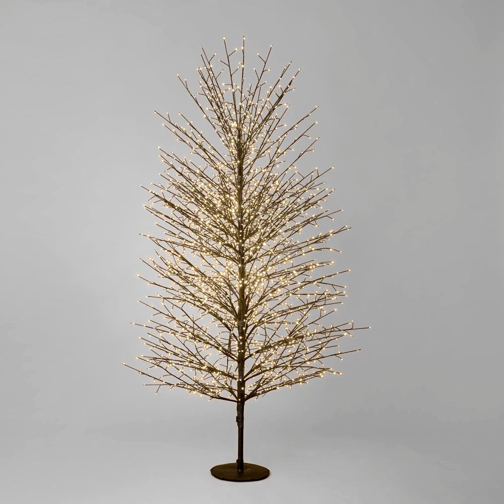 Vixen & Velvet FOREST Light-Up Tree 180cm - Black, 2000 LEDs-VIXEN & VELVET-Ozlighting.com.au