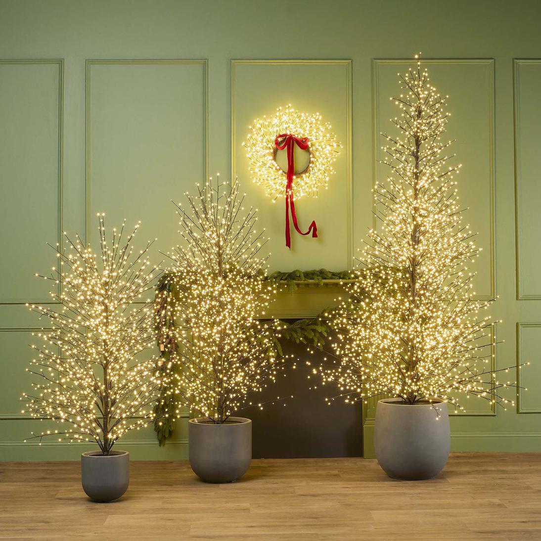 Vixen & Velvet FOREST Light-Up Tree 210cm - Black-VIXEN & VELVET-Ozlighting.com.au