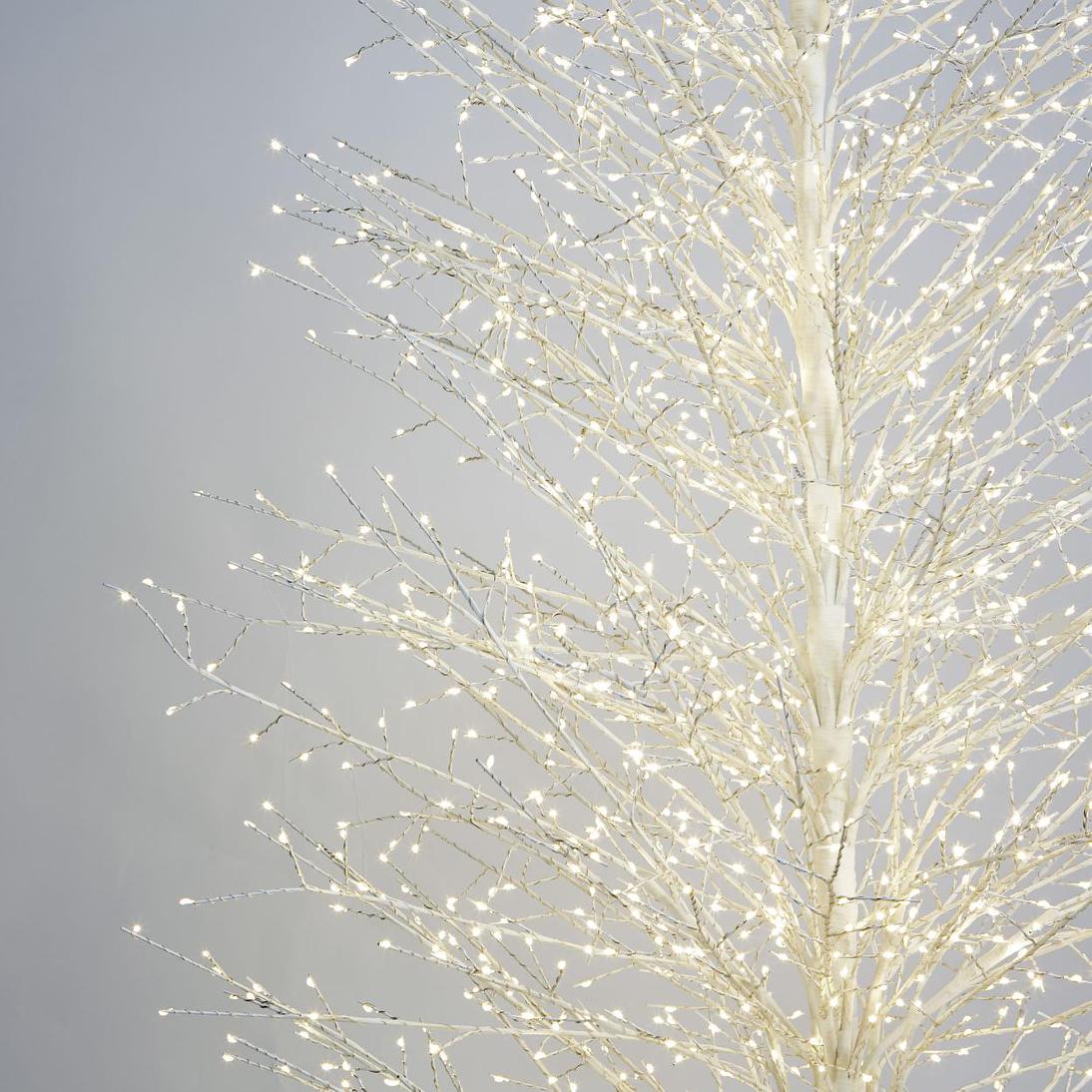 Vixen & Velvet FOREST Light-Up Tree 210cm - White-VIXEN & VELVET-Ozlighting.com.au