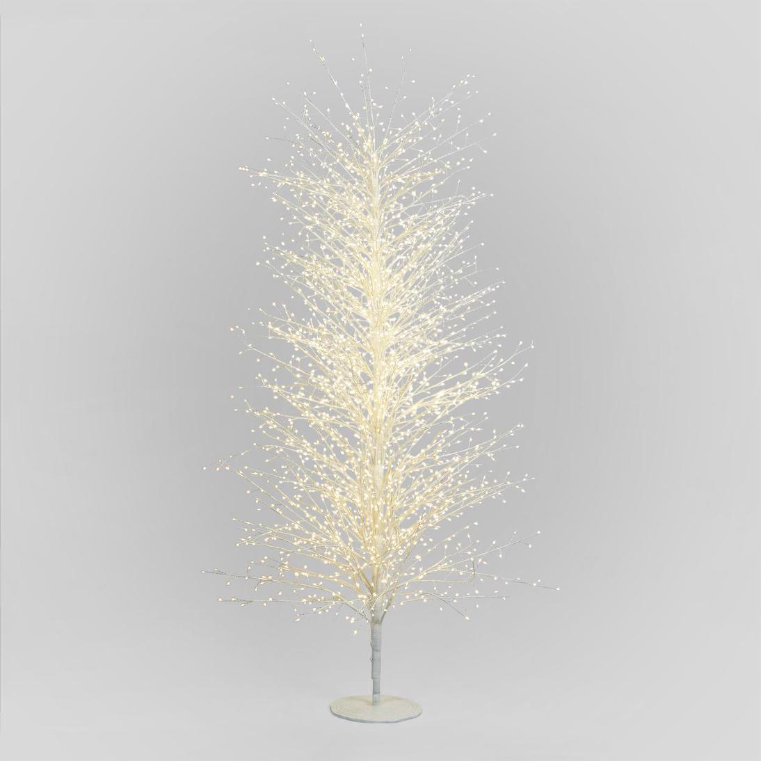 Vixen & Velvet FOREST Light-Up Tree 210cm - White-VIXEN & VELVET-Ozlighting.com.au