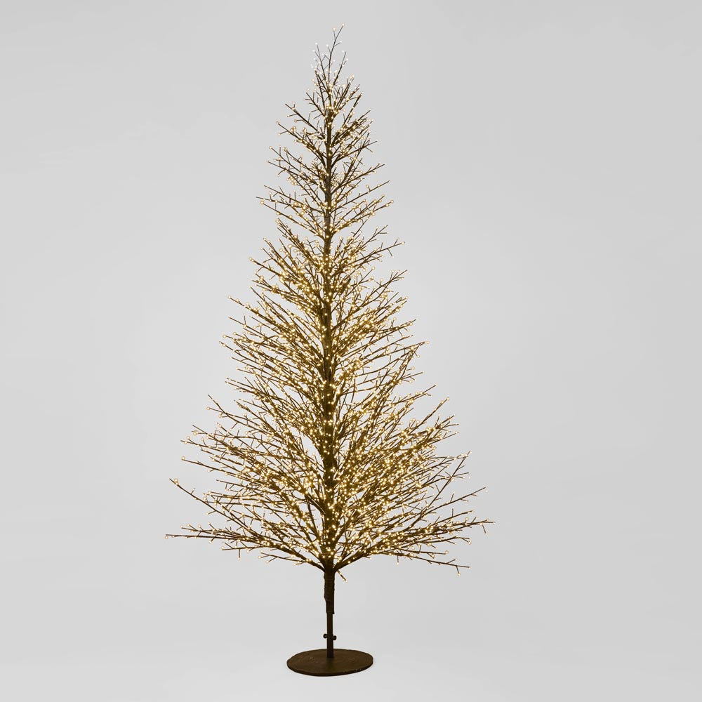 Vixen & Velvet FOREST Light-Up Tree 240cm - Black, 4060 LEDs-VIXEN & VELVET-Ozlighting.com.au