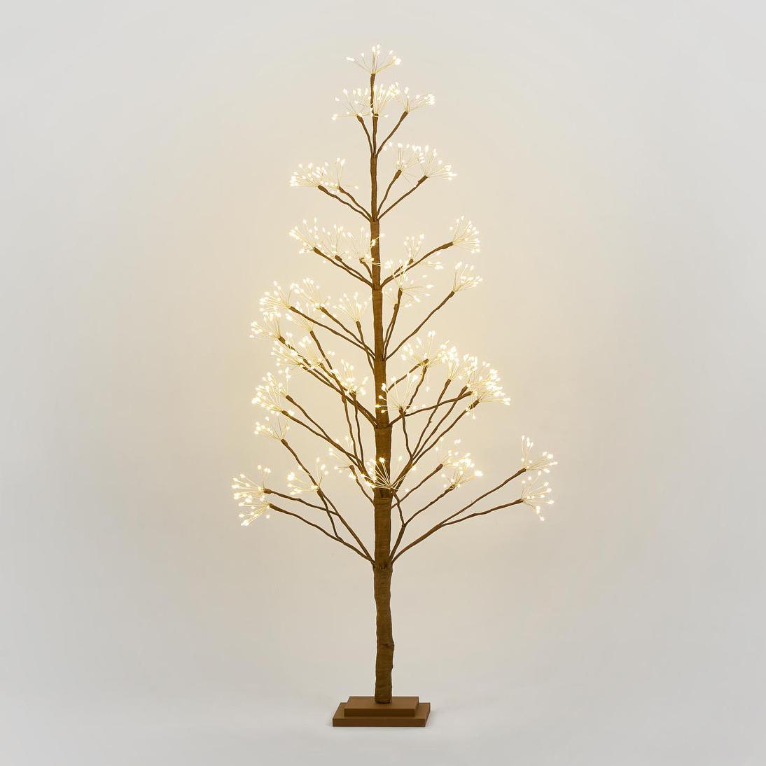 Vixen & Velvet NATURE STARRY Light-Up Tree - 120cm, Brown, 660 LEDs-VIXEN & VELVET-Ozlighting.com.au
