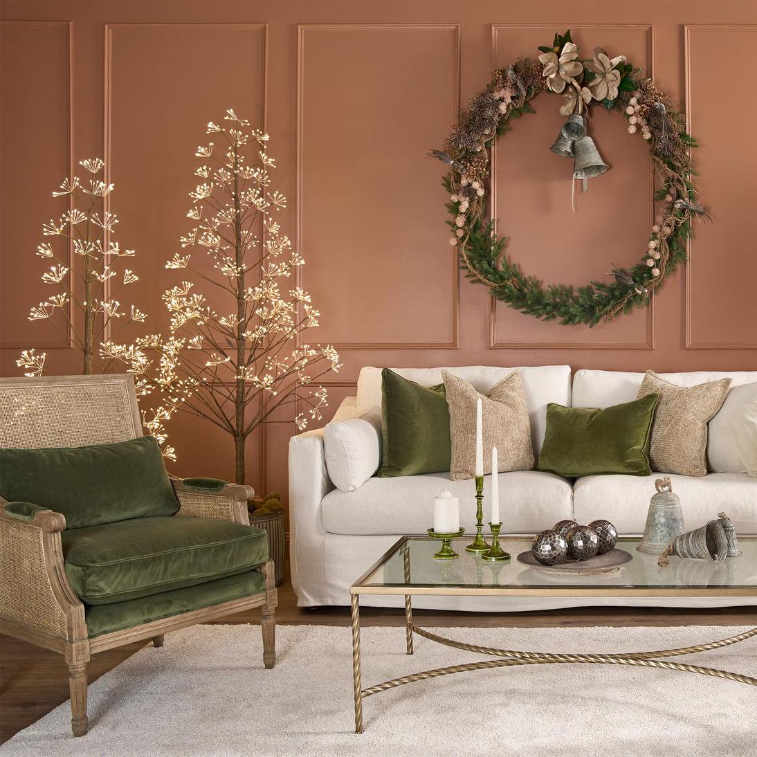 Vixen & Velvet NATURE STARRY Light-Up Tree 150cm - Brown, 720 LEDs-VIXEN & VELVET-Ozlighting.com.au