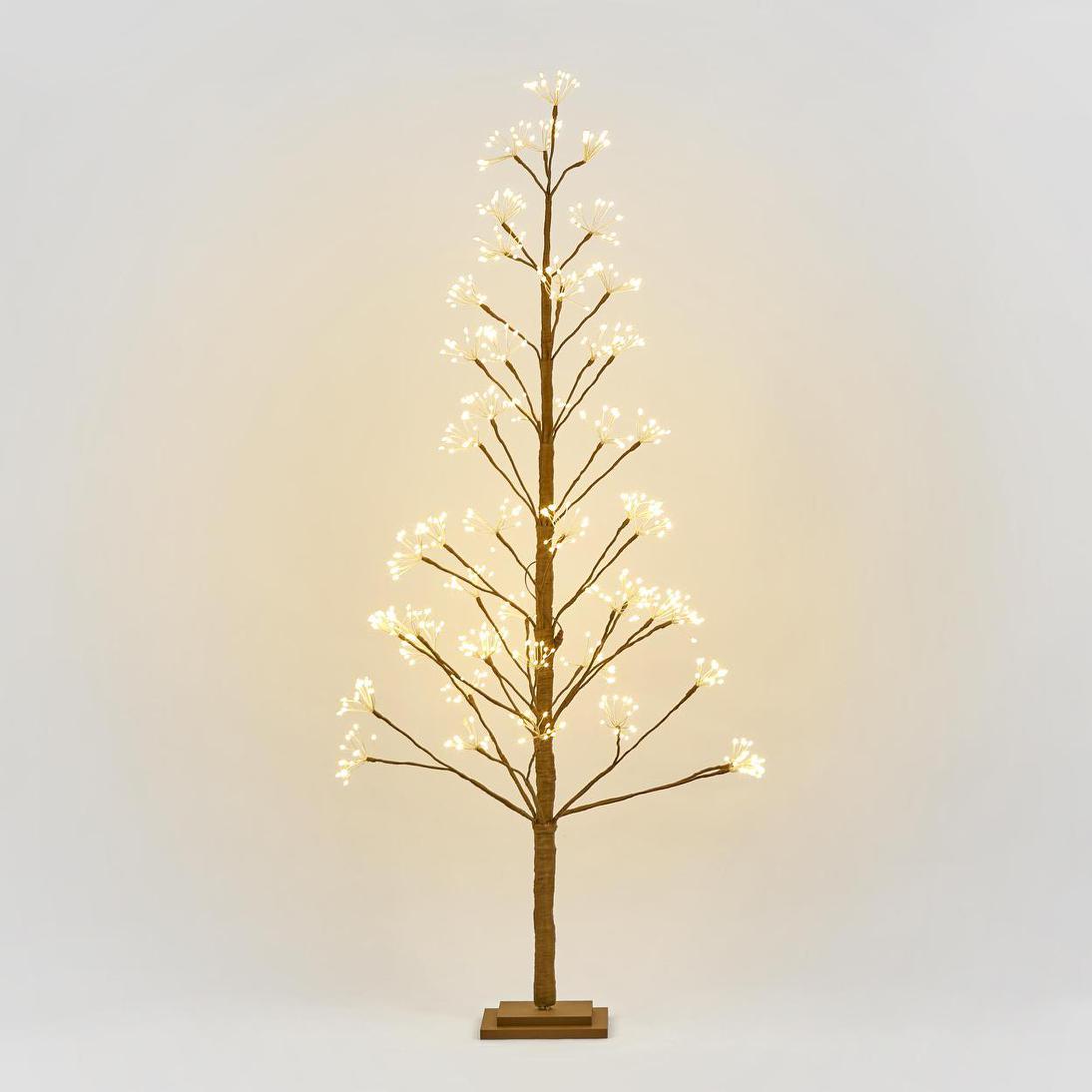 Vixen & Velvet NATURE STARRY Light-Up Tree 150cm - Brown, 720 LEDs-VIXEN & VELVET-Ozlighting.com.au