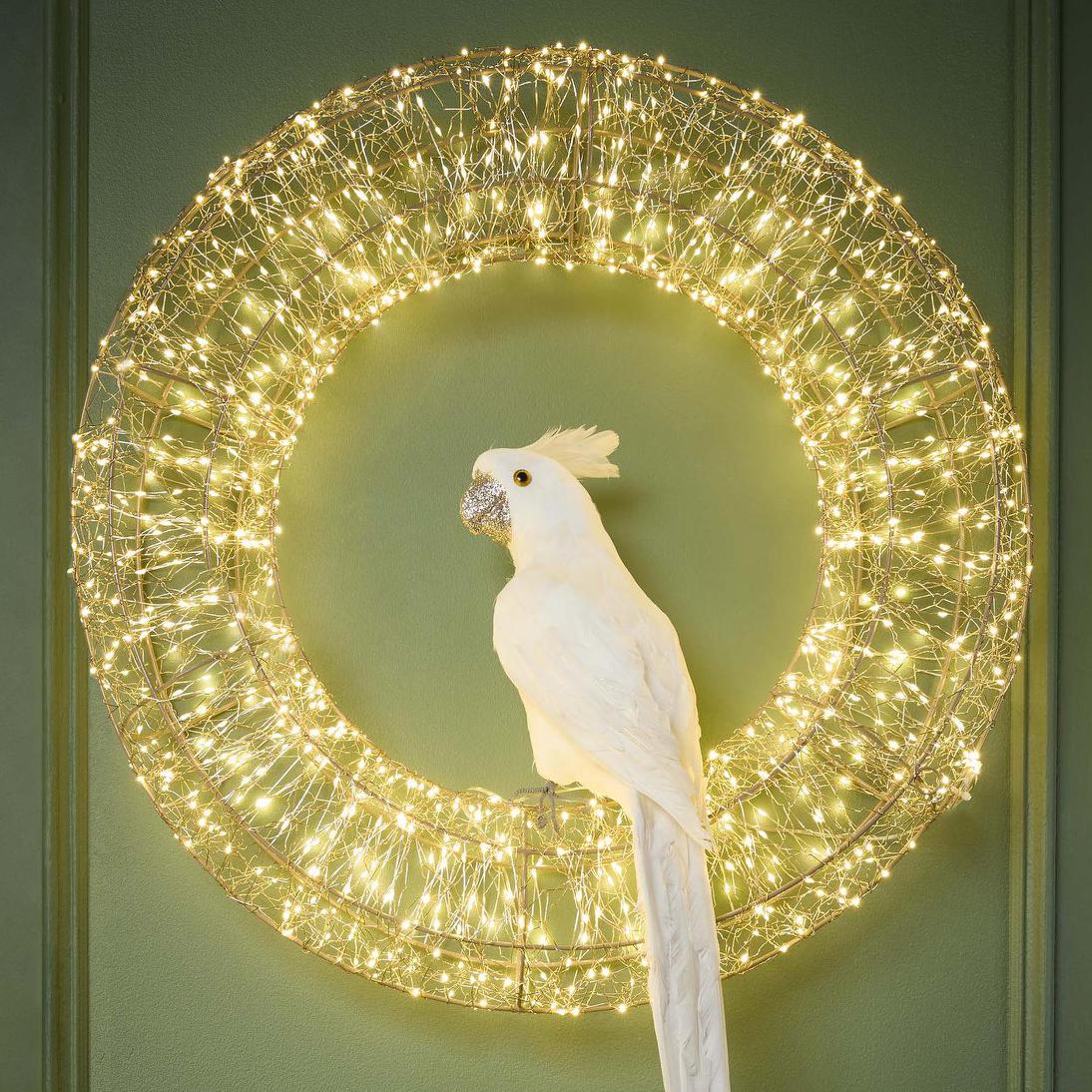 Vixen & Velvet STELLAR Light-Up Wreath - 70cm-VIXEN & VELVET-Ozlighting.com.au