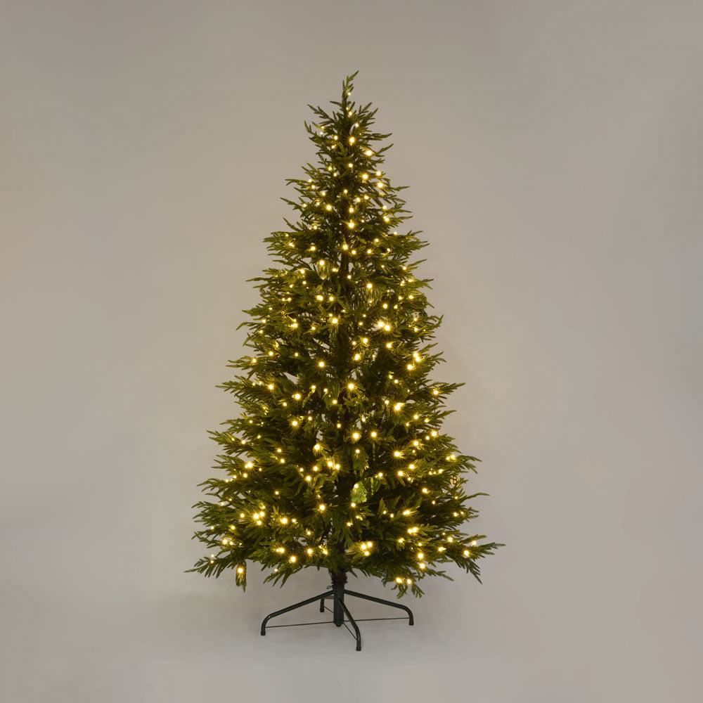 Vixen & Velvet Soft-Touch Light-Up Christmas Tree 210cm - 450 LEDs-VIXEN & VELVET-Ozlighting.com.au