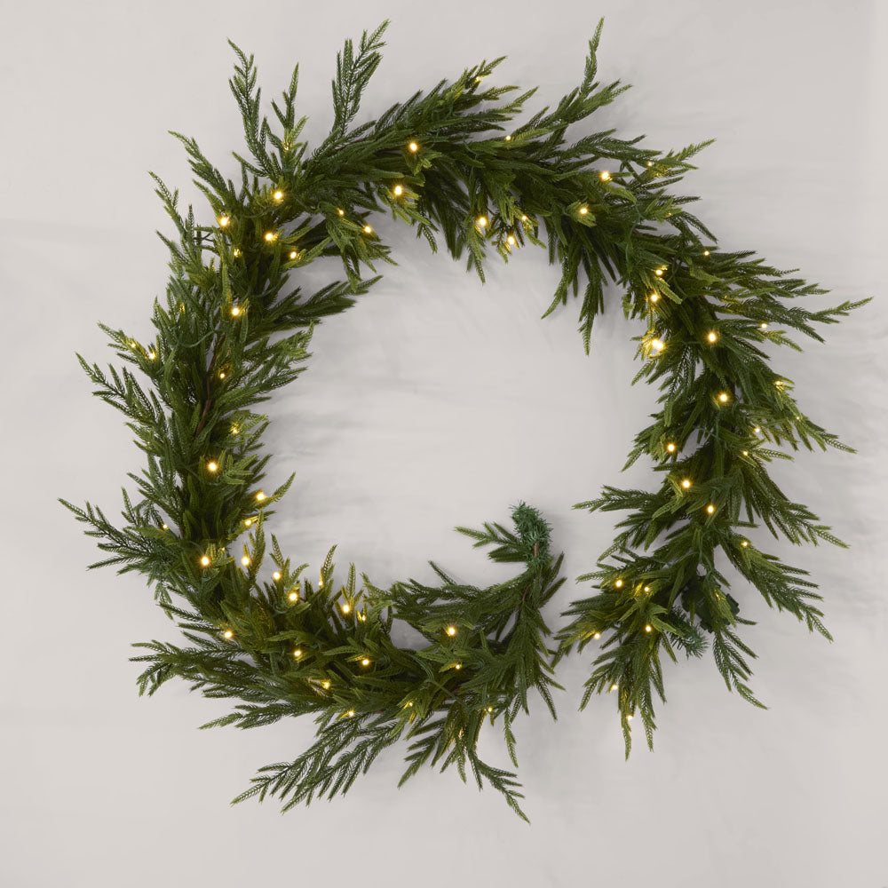 Vixen & Velvet Touch Light-Up Garland - 270cm, Soft-VIXEN & VELVET-Ozlighting.com.au