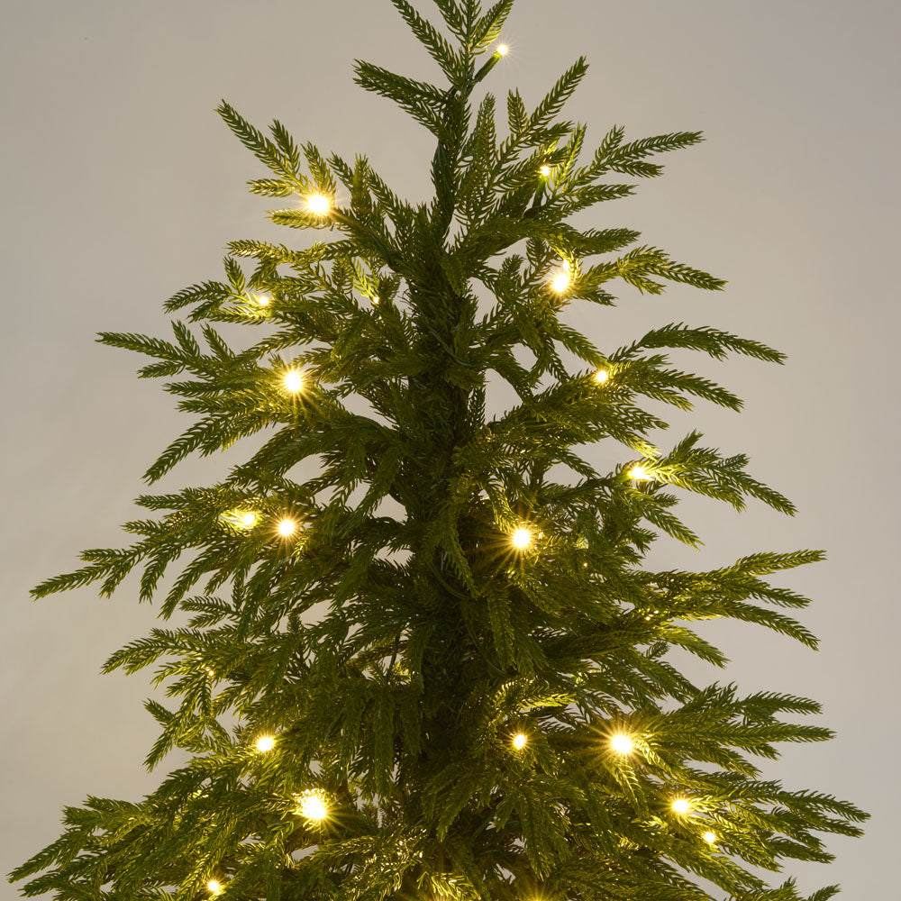 Vixen & Velvet Touch Light-Up Tree - Soft- Potted, with Basket 120cm-VIXEN & VELVET-Ozlighting.com.au