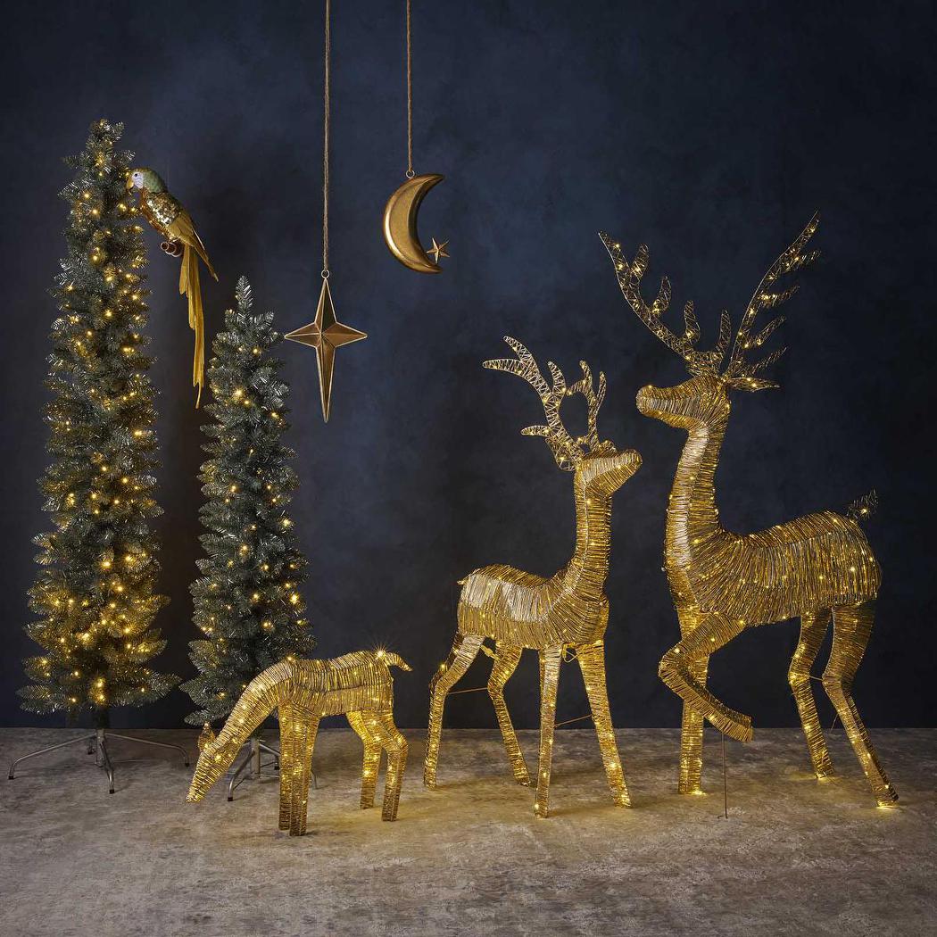 Vixen & Velvet WRAPT Light-Up Fawn - Gold-VIXEN & VELVET-Ozlighting.com.au