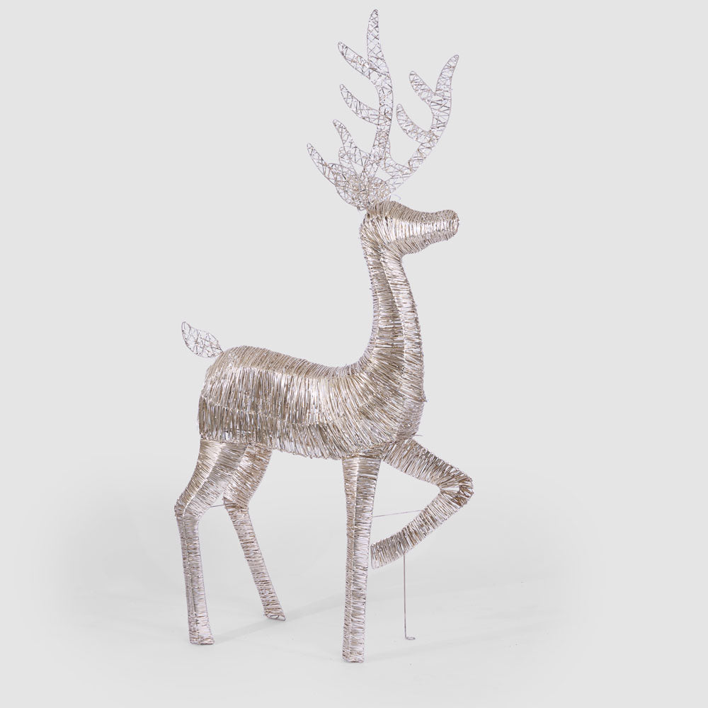 Vixen & Velvet WRAPT Light-Up Reindeer - Medium Gold-VIXEN & VELVET-Ozlighting.com.au
